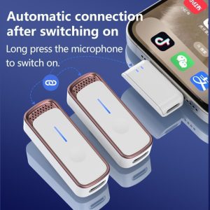 میکروفون بی‌سیم یقه‌ای با قابلیت کاهش نویز SX88، مدل Type-C