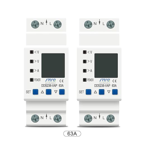 کنتور DIN-ریل DDS238-VAP | جریان 63A و 80A، ولتاژ 110V-230V، ولتمتر و اندازهگیری kWh