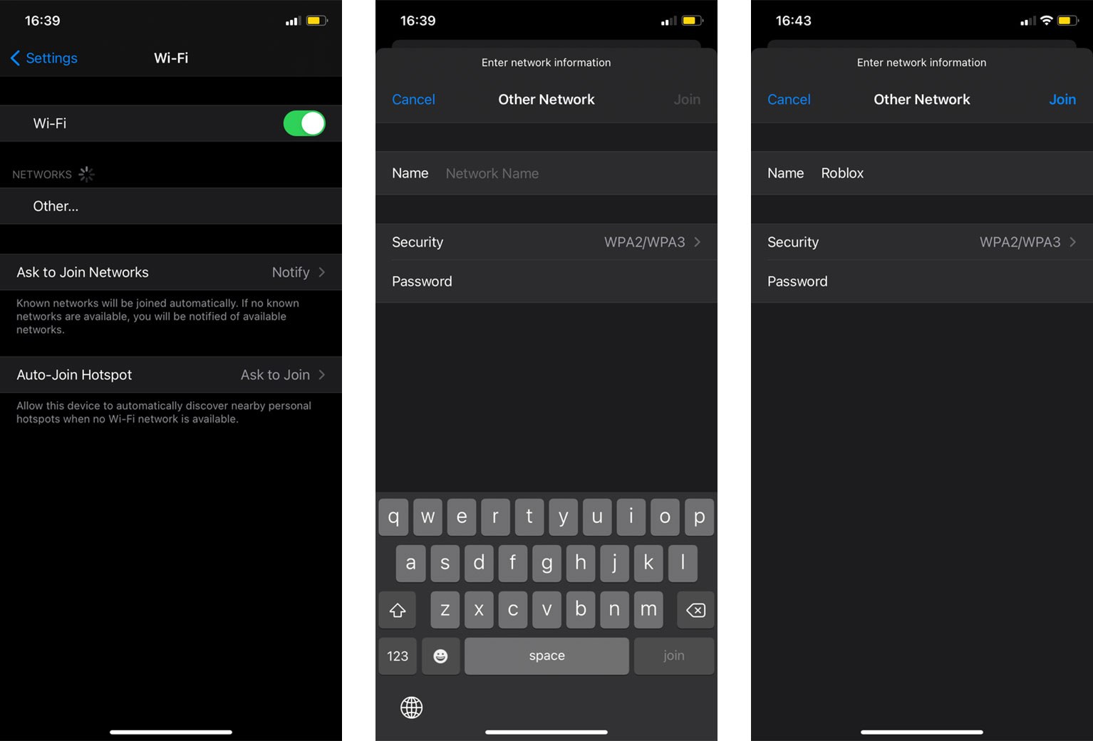نحوه اتصال به وای فای مخفی شده در گوشی آیفون